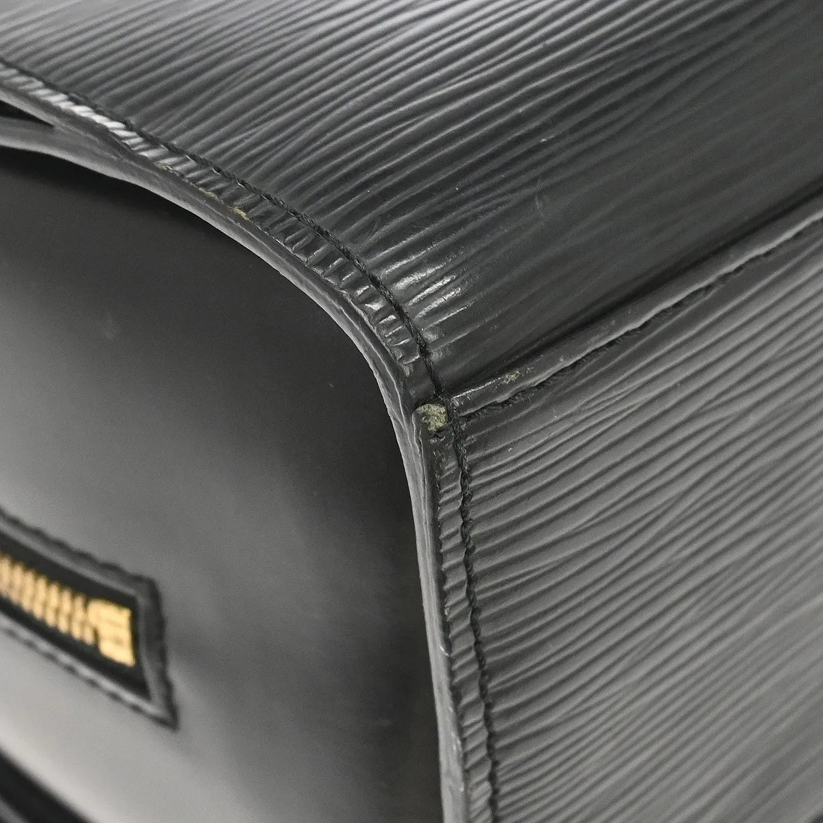 Louis Vuitton Pont Neuf Epi, Black, Leather, Handbag