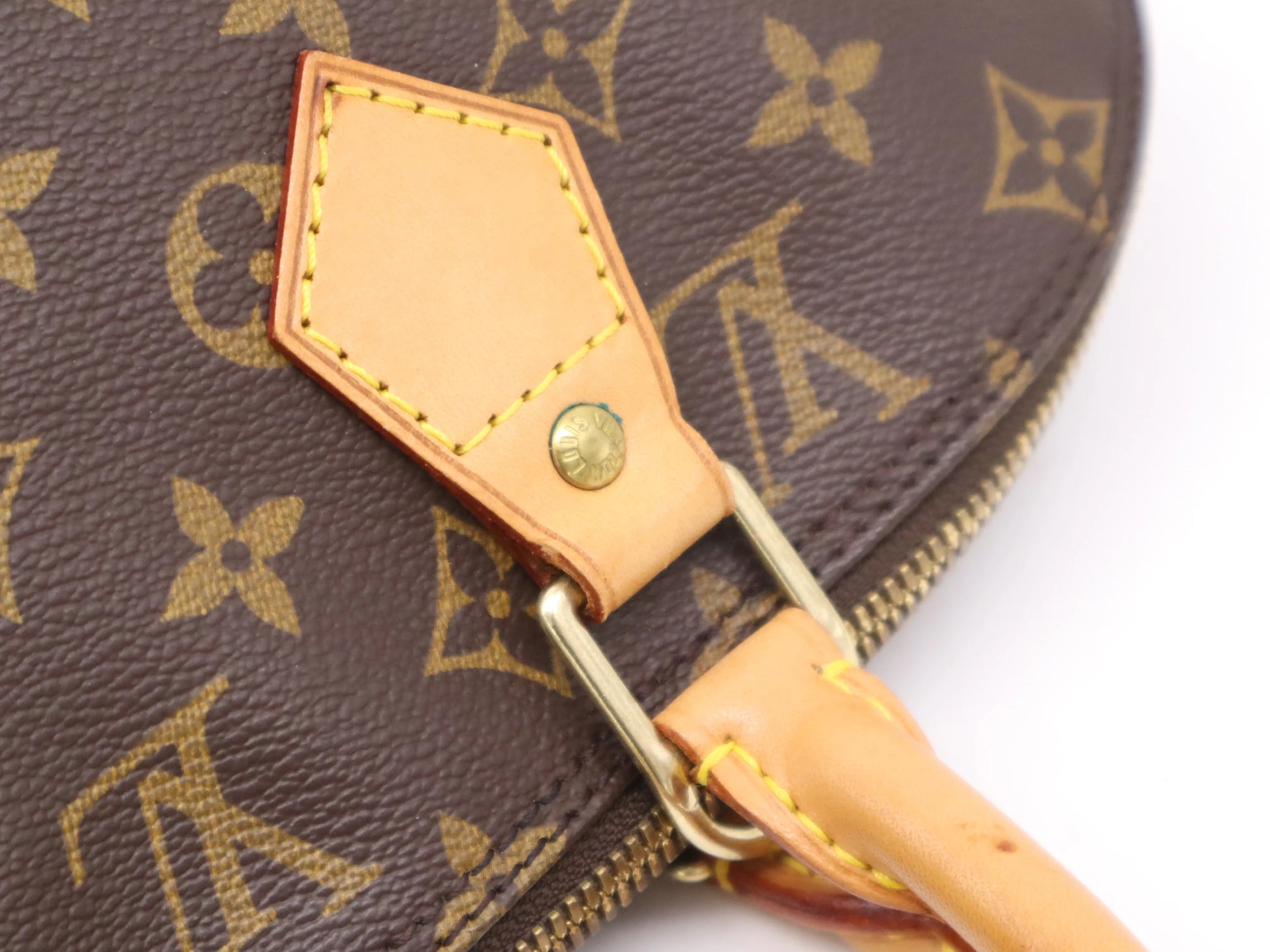 Louis Vuitton Vintage Alma Monogram Canvas, Brown, Canvas, Handbag