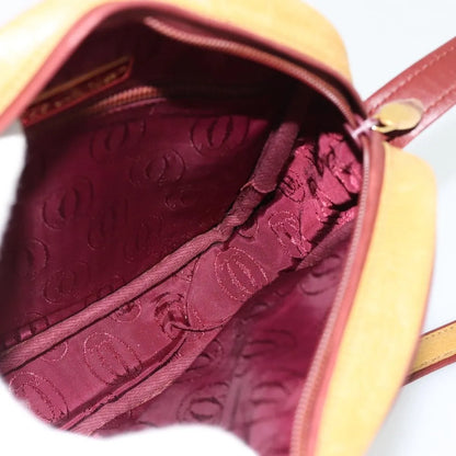 cartier Tasseled Must de Cartier Leather, Yellow, Leather, Shoulder Bag