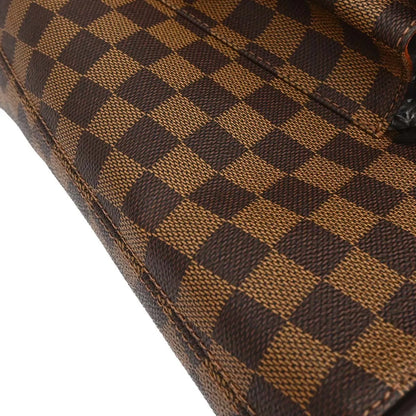 Louis Vuitton Manosque Damier, Brown, Canvas, Tote Bag