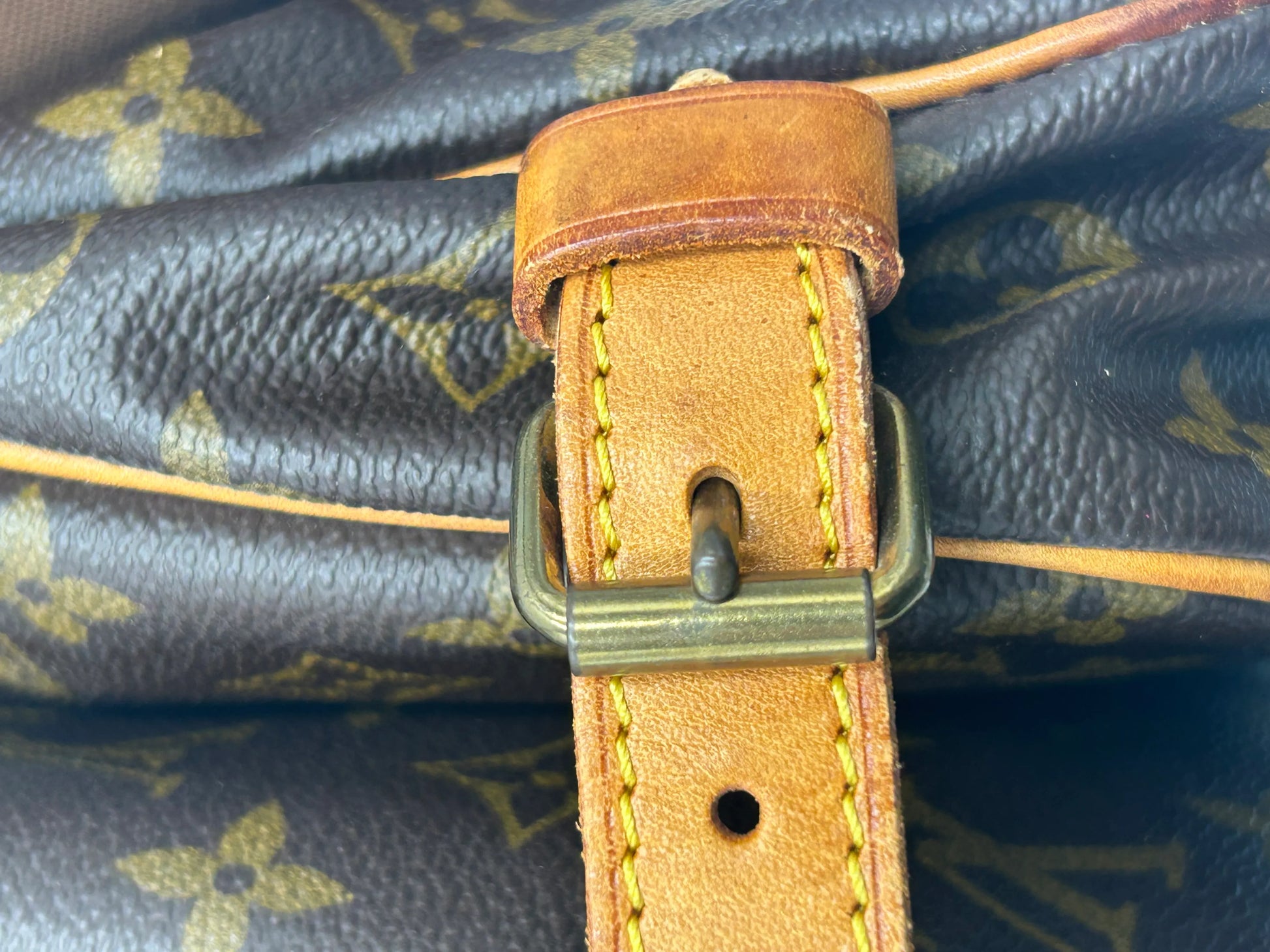 Louis Vuitton Saumur Monogram Canvas, Brown, Canvas, Shoulder Bag
