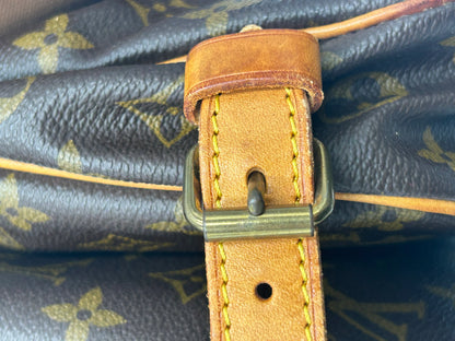 Louis Vuitton Saumur Monogram Canvas, Brown, Canvas, Shoulder Bag