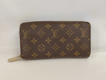 Louis Vuitton Long Macassar Monogram Canvas, Brown, Canvas, Wallet