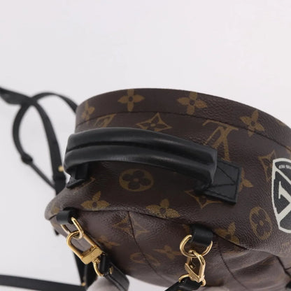 Louis Vuitton Palm Springs Limited, Brown, Canvas, Backpack