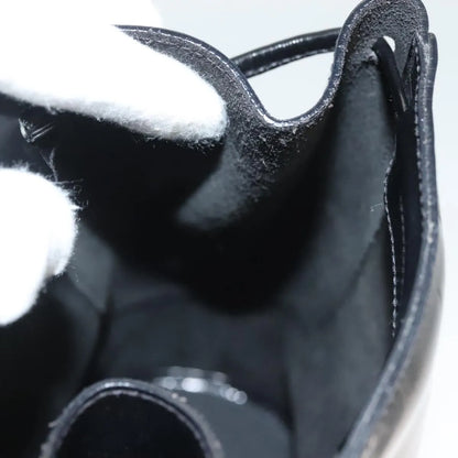 Salvatore Ferragamo Gancini Patent Leather, Black, Patent Leather, Backpack