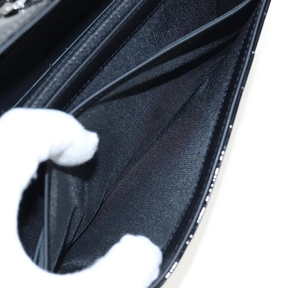 Chanel CC French Flap Quilted Patent Leather, Black, Patent Leather, Wallet