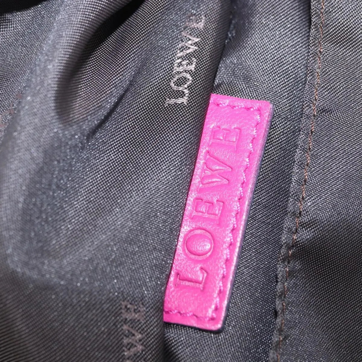 Loewe Anagram Logo Nappa Aire Hand Leather, Pink, Leather, Handbag