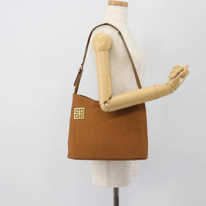 Givenchy Vintage 4G Canvas, Brown, Canvas, Shoulder Bag