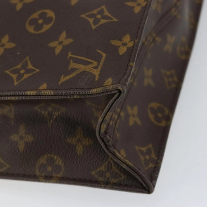 Louis Vuitton Sac Plat Monogram Canvas, Brown, Canvas, Handbag