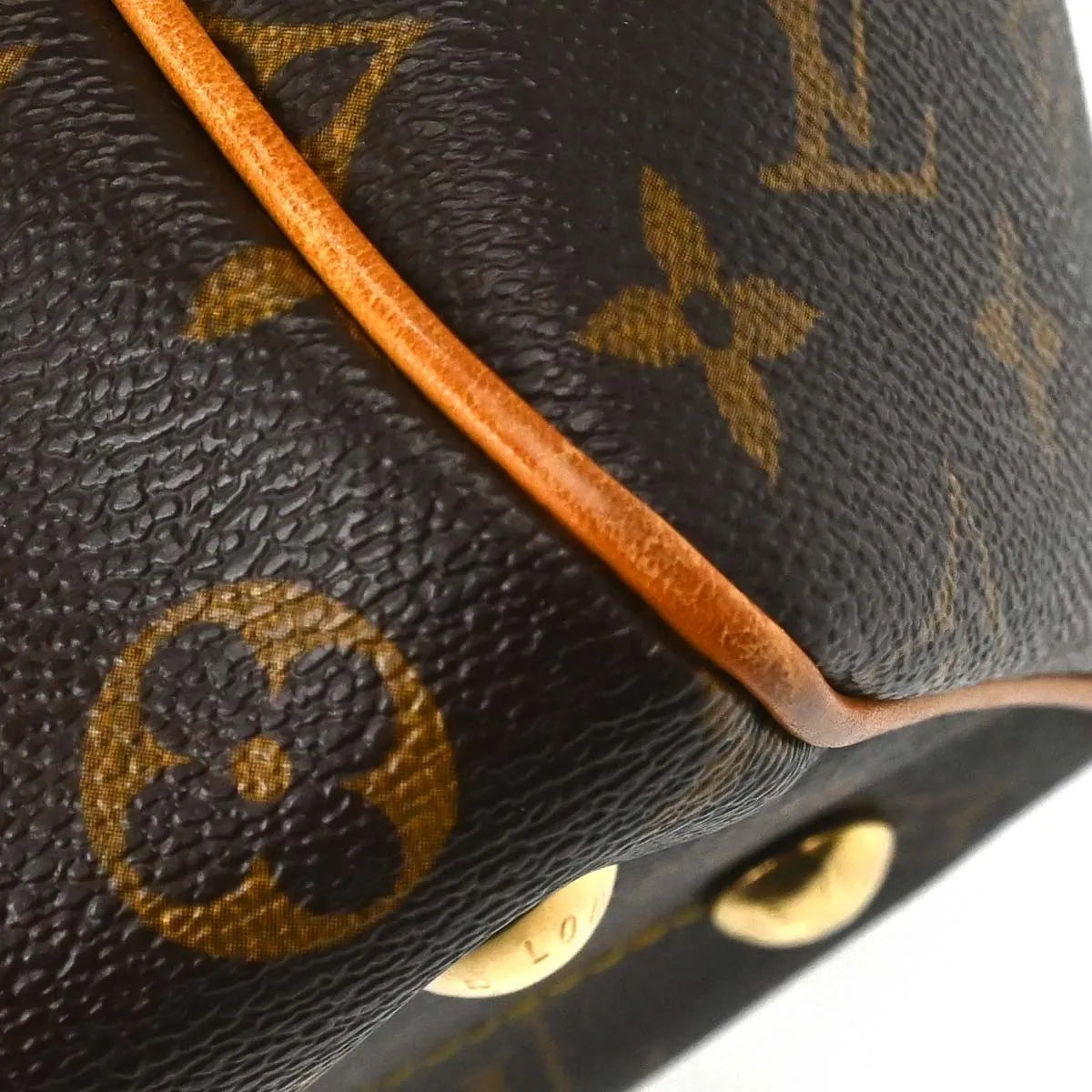 Louis Vuitton Tivoli Monogram, Brown, Canvas, Handbag