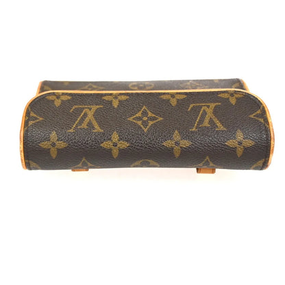 Louis Vuitton Florentine Waist Monogram Canvas, Brown, Canvas, Clutch