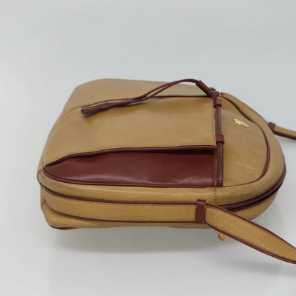 cartier Tasseled Must de Cartier Leather, Beige, Leather, Shoulder Bag