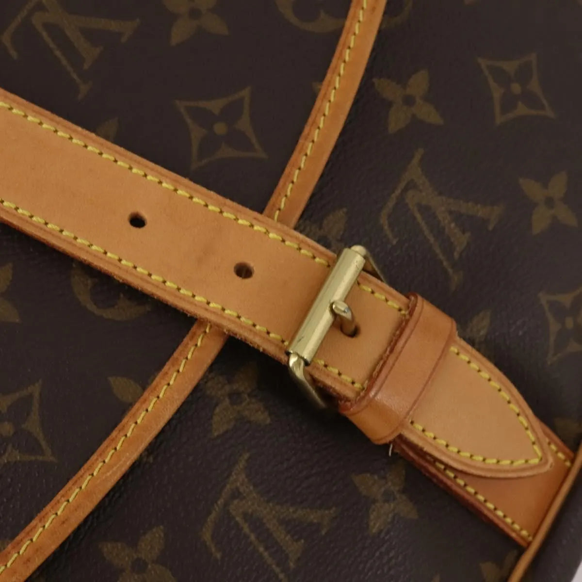 Louis Vuitton Saumur Monogram Canvas, Brown, Canvas, Shoulder Bag