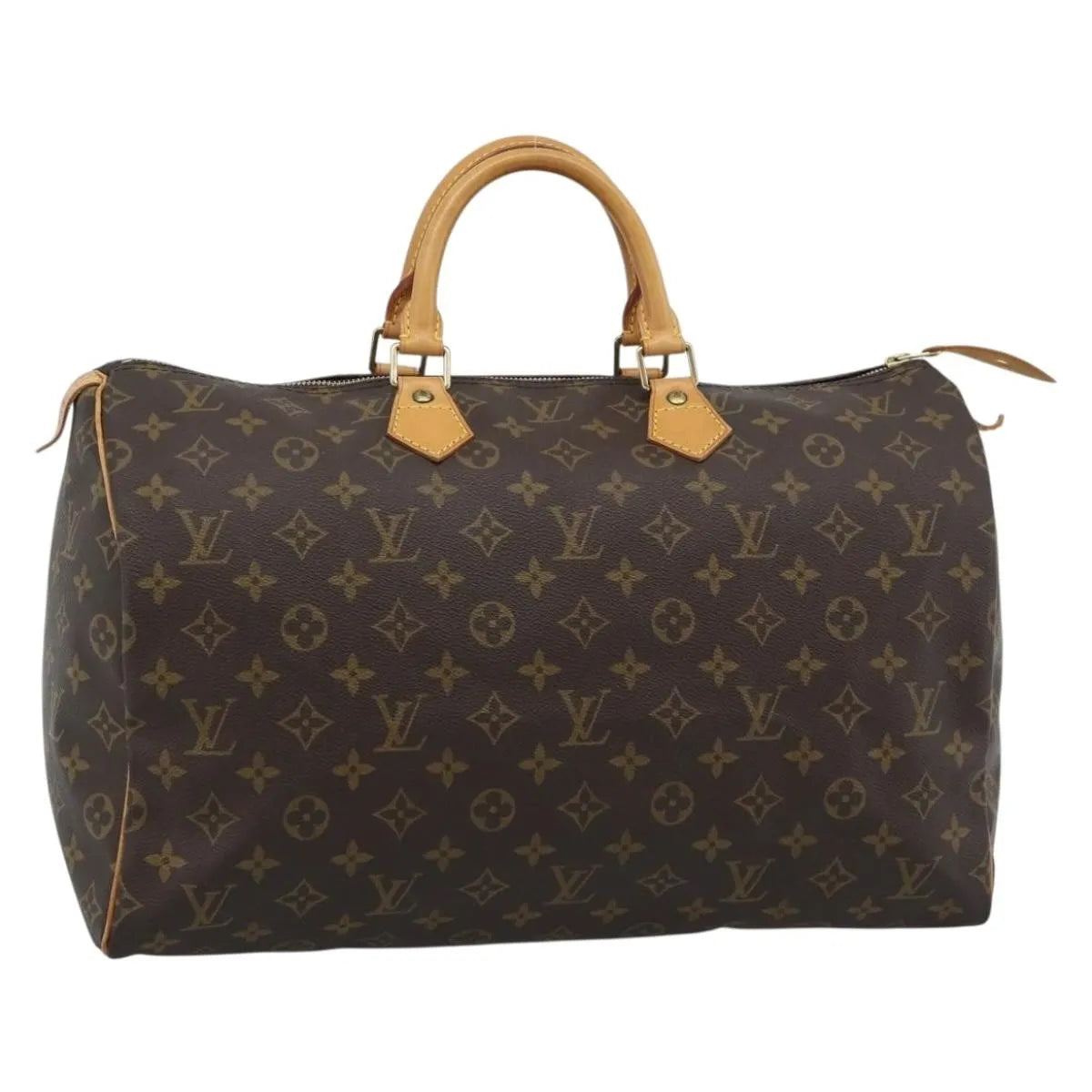 Louis Vuitton Speedy Monogram Canvas, Brown, Canvas, Handbag