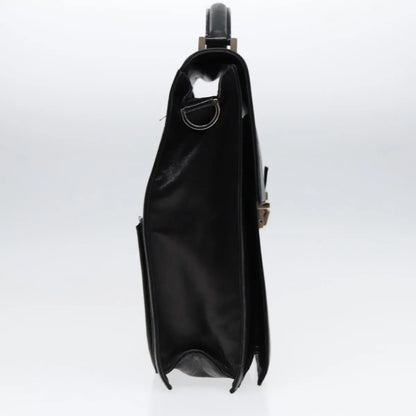 Fendi Vintage Leather, Black, Leather, Handbag