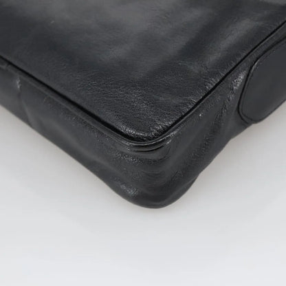 Celine Vintage Leather, Black, Leather, Shoulder Bag