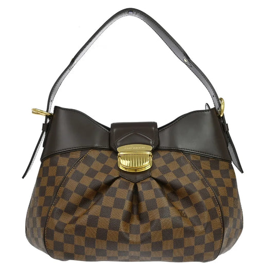 Louis Vuitton Sistina Damier, Brown, Canvas, Shoulder Bag