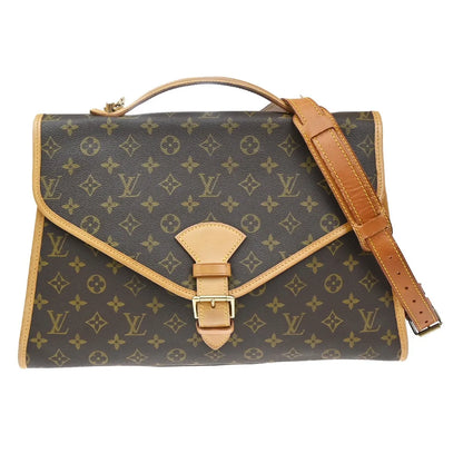Louis Vuitton Beverly Monogram Canvas, Brown, Canvas, Briefcase