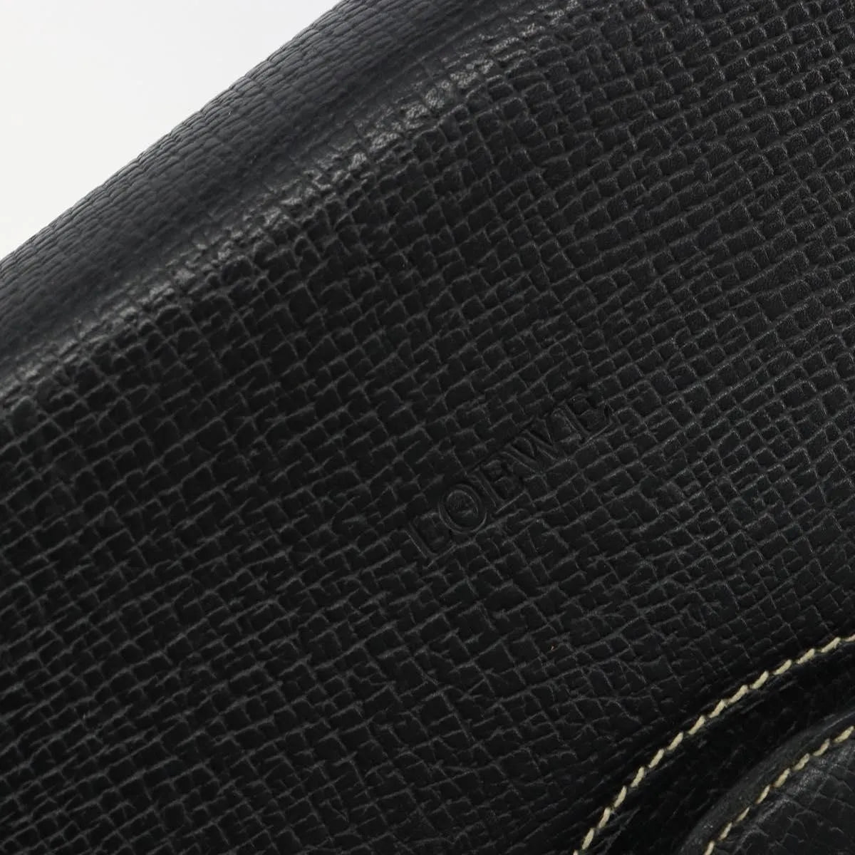 Loewe Barcelona Top handle Leather, Black, Leather, Handbag