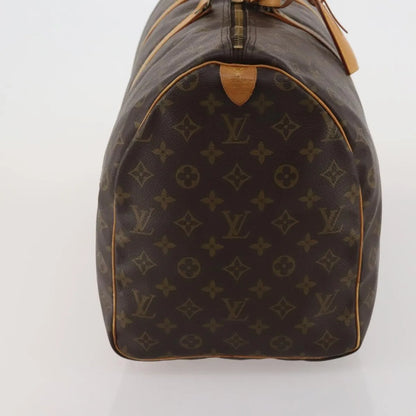 Louis Vuitton Keepall Monogram Canvas, Brown, Canvas, Travel Bag