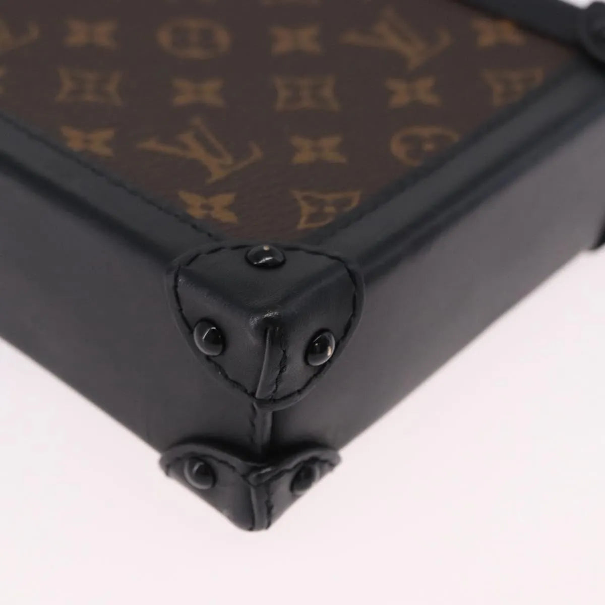 Louis Vuitton Vertical Trunk Pochette Monogram Canvas, Brown, Canvas, Clutch