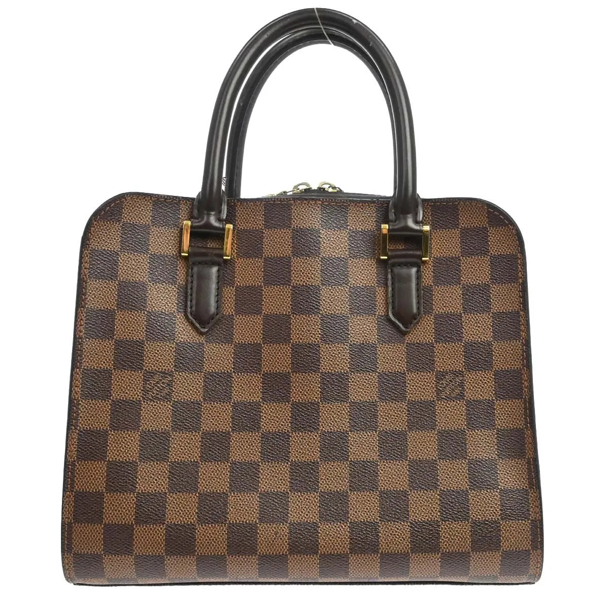 Louis Vuitton Triana Damier, Brown, Canvas, Handbag