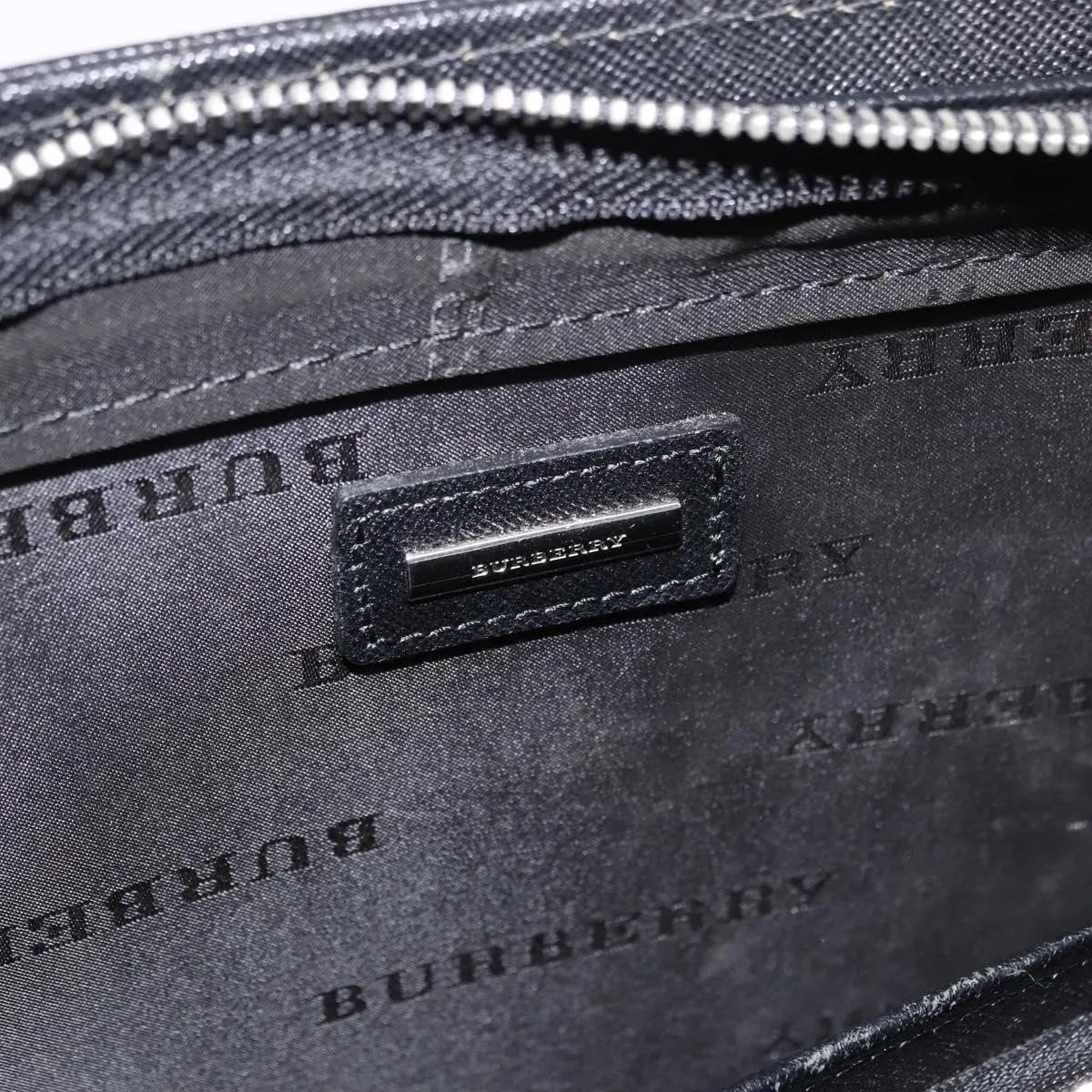 Burberry BUSINESS BLACK LEATHER, Black, Leather, Briefcase