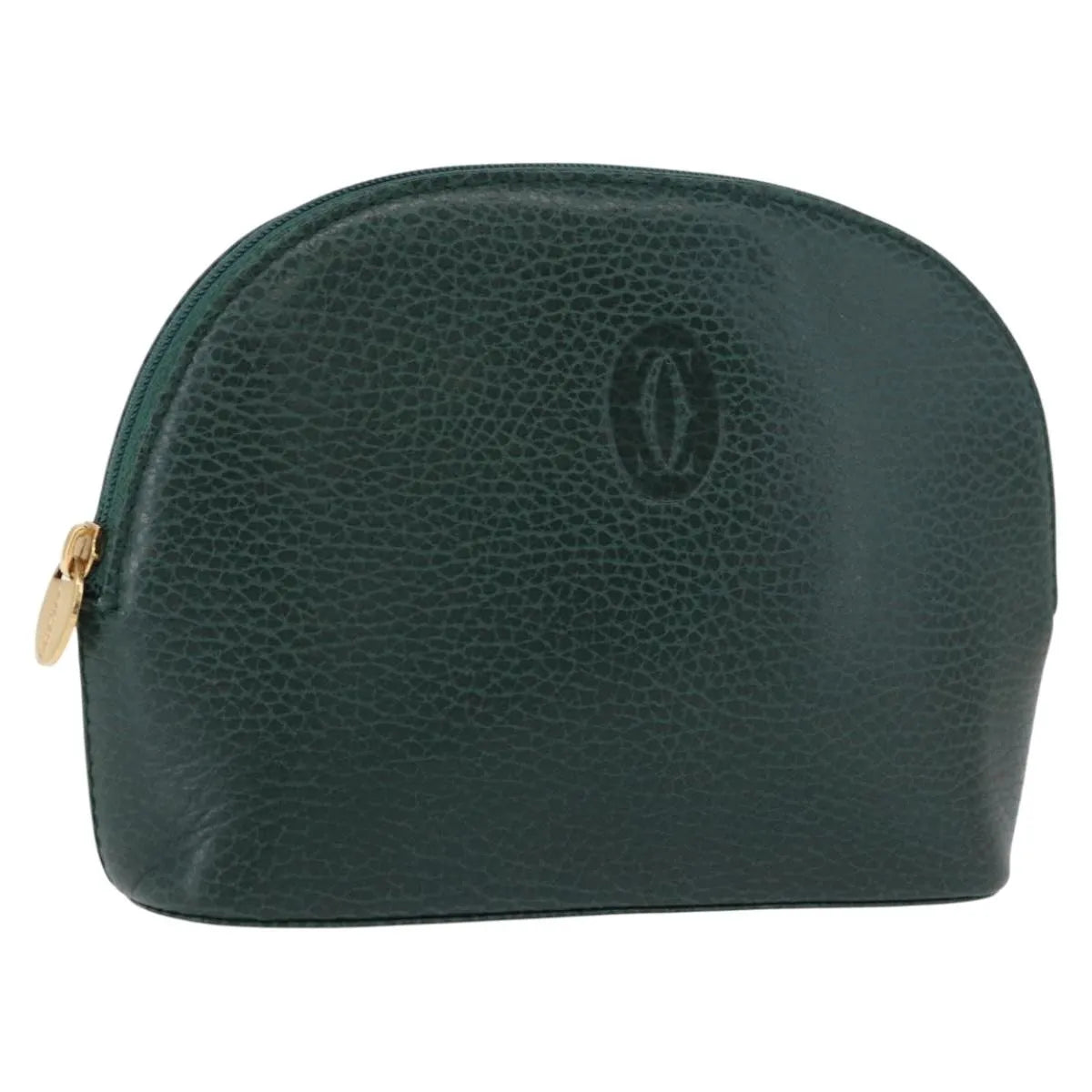 Cartier Marcello Clutch leather, Green, Leather, Clutch