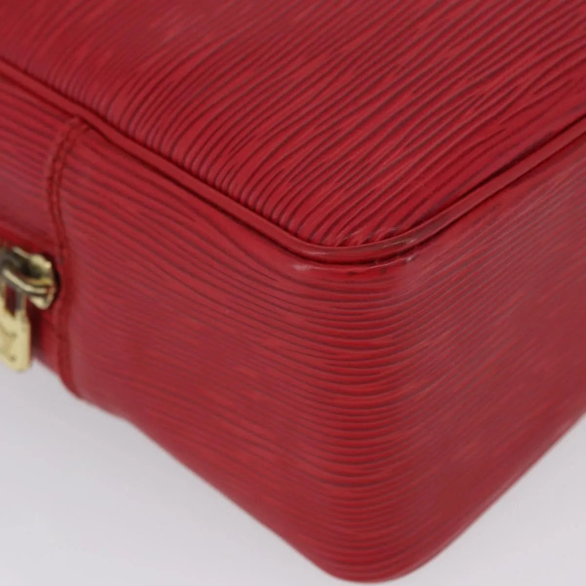 Louis Vuitton Trousse Toiletry Monogram Canvas, Red, Leather, Clutch