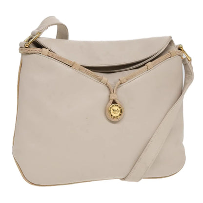 Celine Horse Carriage Leather, Beige, Leather, Shoulder Bag
