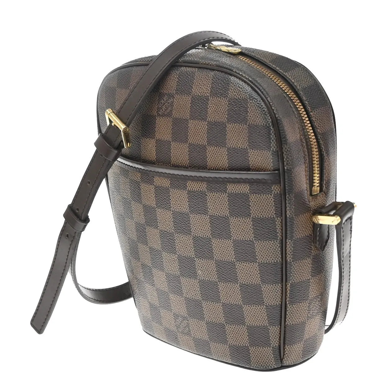 Louis Vuitton Ipanema Damier, Brown, Leather, Shoulder Bag
