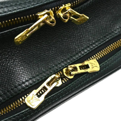 Louis Vuitton Reporter Taiga Leather, Green, Leather, Shoulder Bag
