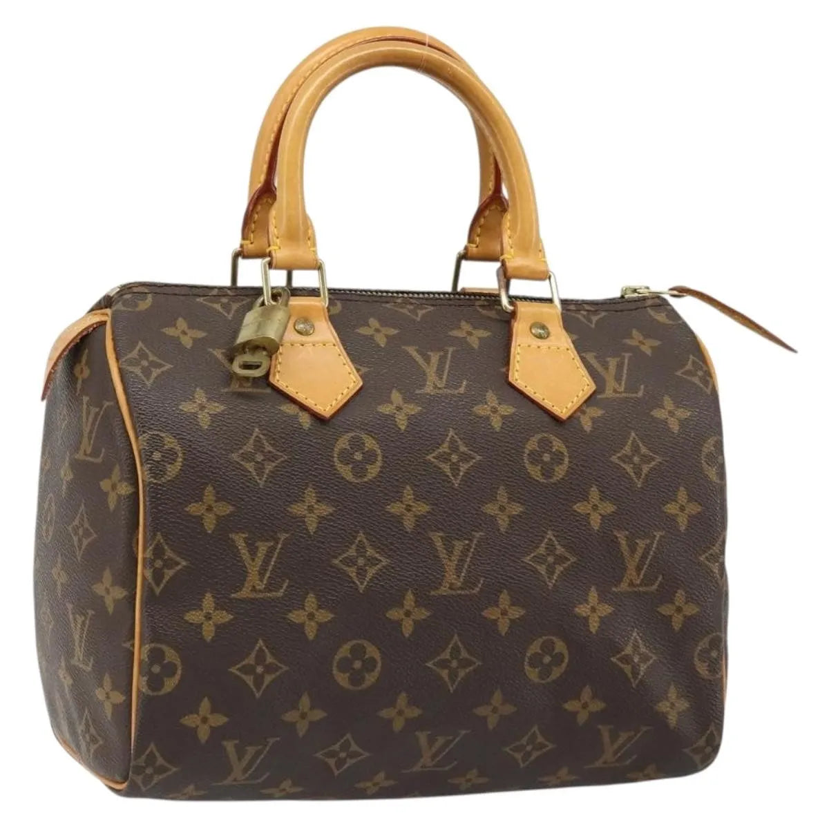 Louis Vuitton Speedy Monogram Canvas, Neutral, Canvas, Handbag