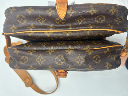 Louis Vuitton Saumur Monogram Canvas, Brown, Canvas, Shoulder Bag