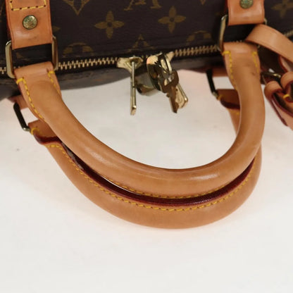 Louis Vuitton Keepall Monogram Canvas, Brown, Canvas, Travel Bag