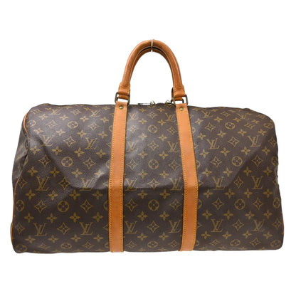 Louis Vuitton Keepall Monogram Canvas, Brown, Canvas, Travel Bag