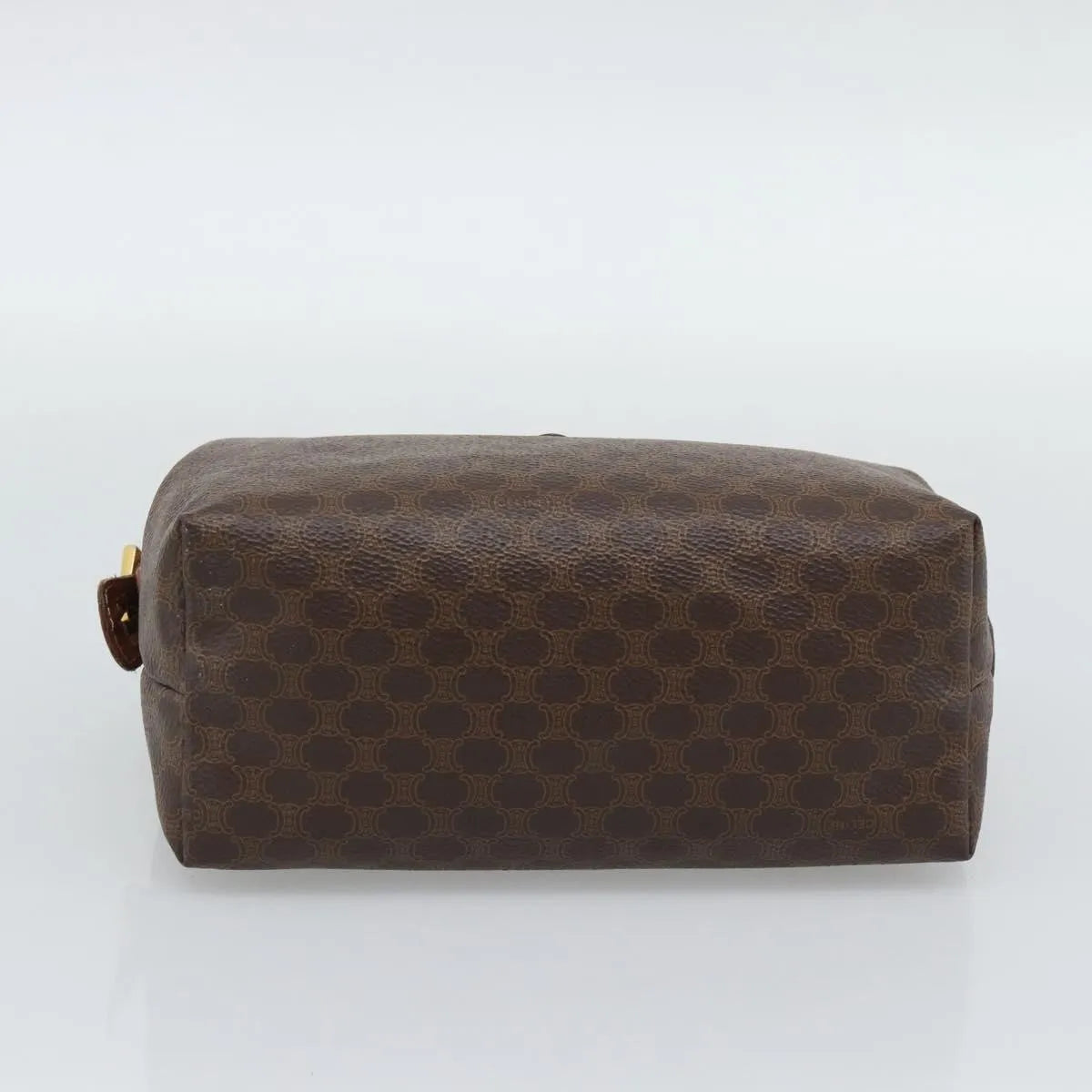 Celine C Macadam Canvas, Brown, Canvas, Clutch
