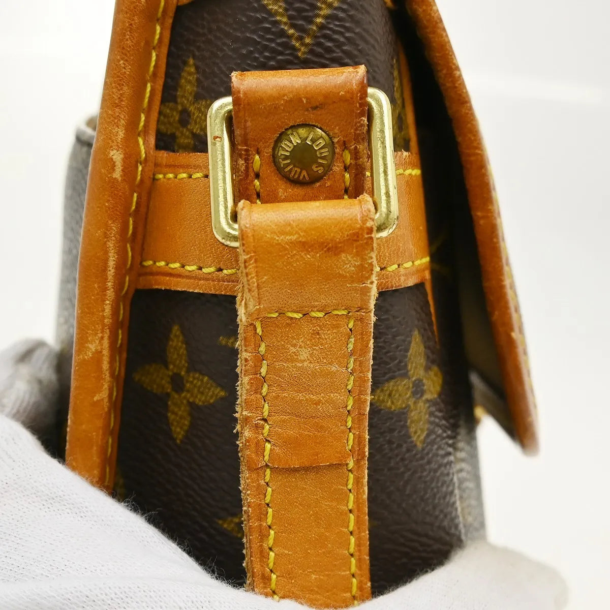 Louis Vuitton Sologne Monogram Canvas, Brown, Canvas, Shoulder Bag