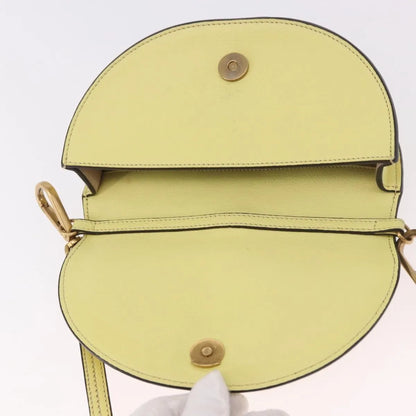 Chloe Nile Leather, Yellow, Leather, Handbag