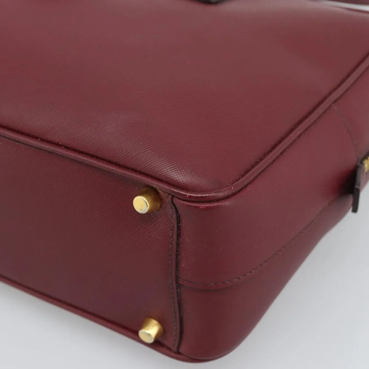 Prada Bauletto Saffiano Leather, Red, Leather, Handbag