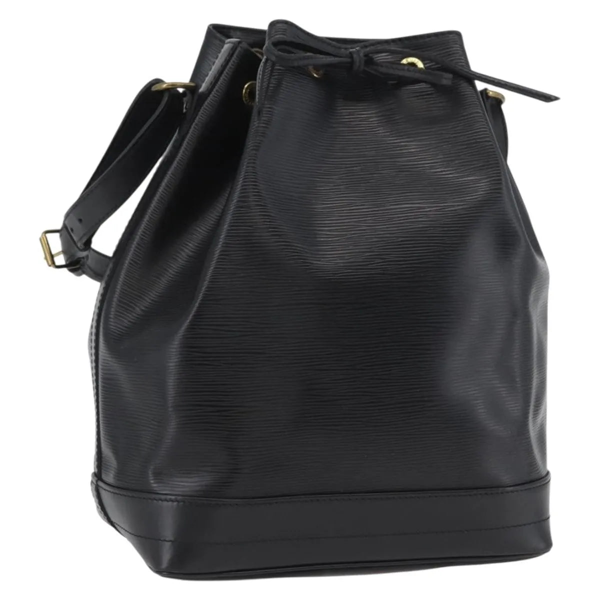 Louis Vuitton Noe Epi Leather, Black, Leather, Shoulder Bag