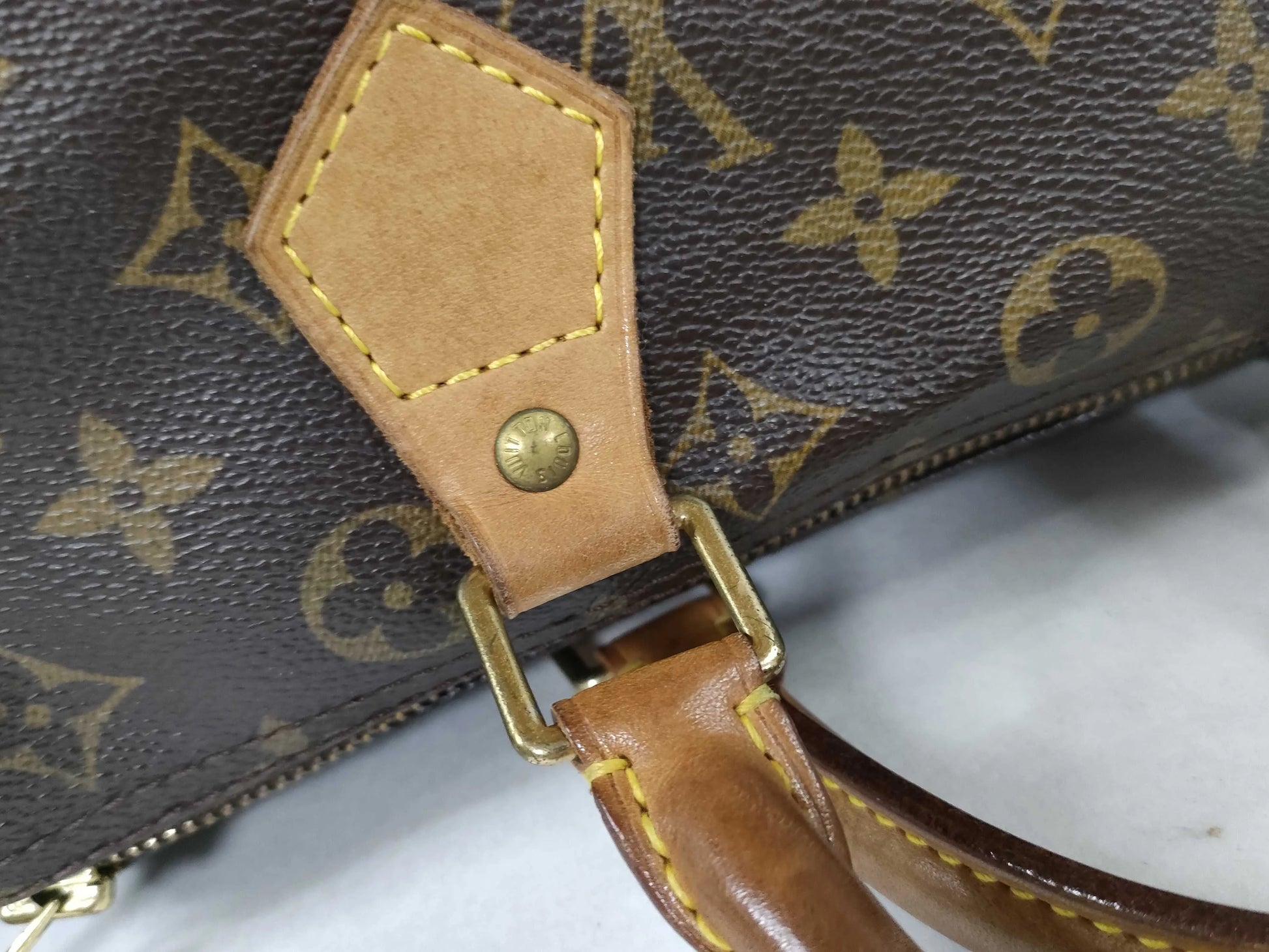 Louis Vuitton Speedy Monogram Canvas, Brown, Canvas, Handbag