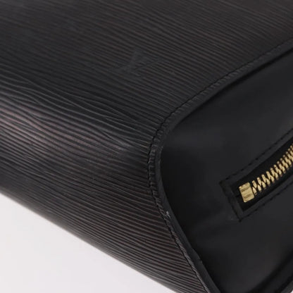 Louis Vuitton Mabillon Epi Leather, Black, Leather, Backpack