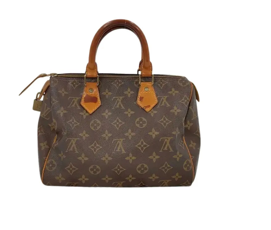 Louis Vuitton Speedy Monogram Canvas, Brown, Canvas, Handbag