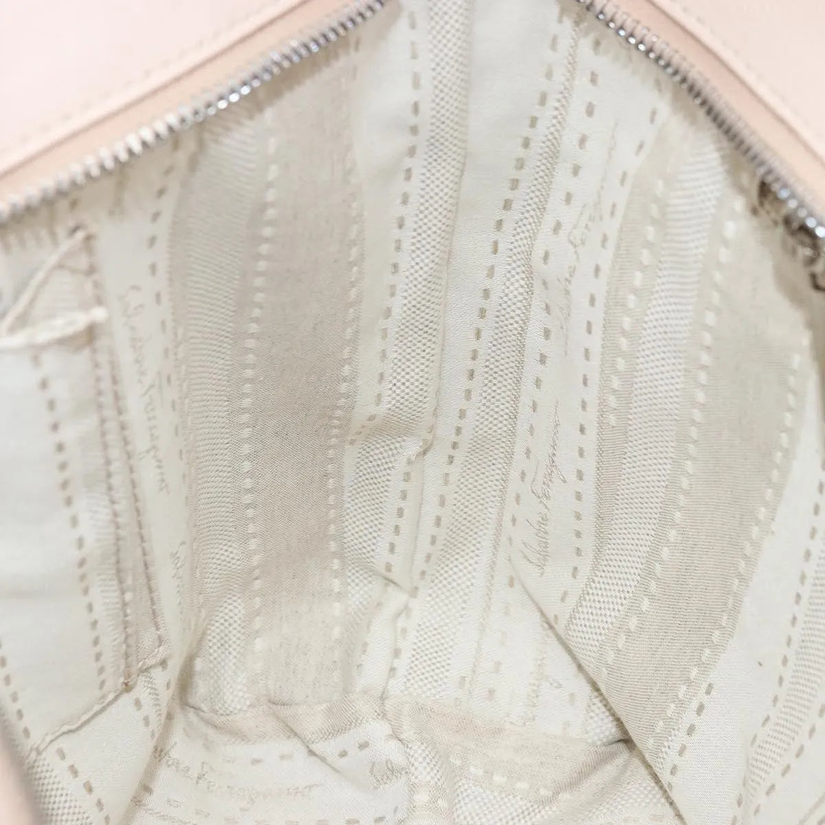 Salvatore Ferragamo Gancini Leather, Pink, Leather, Handbag