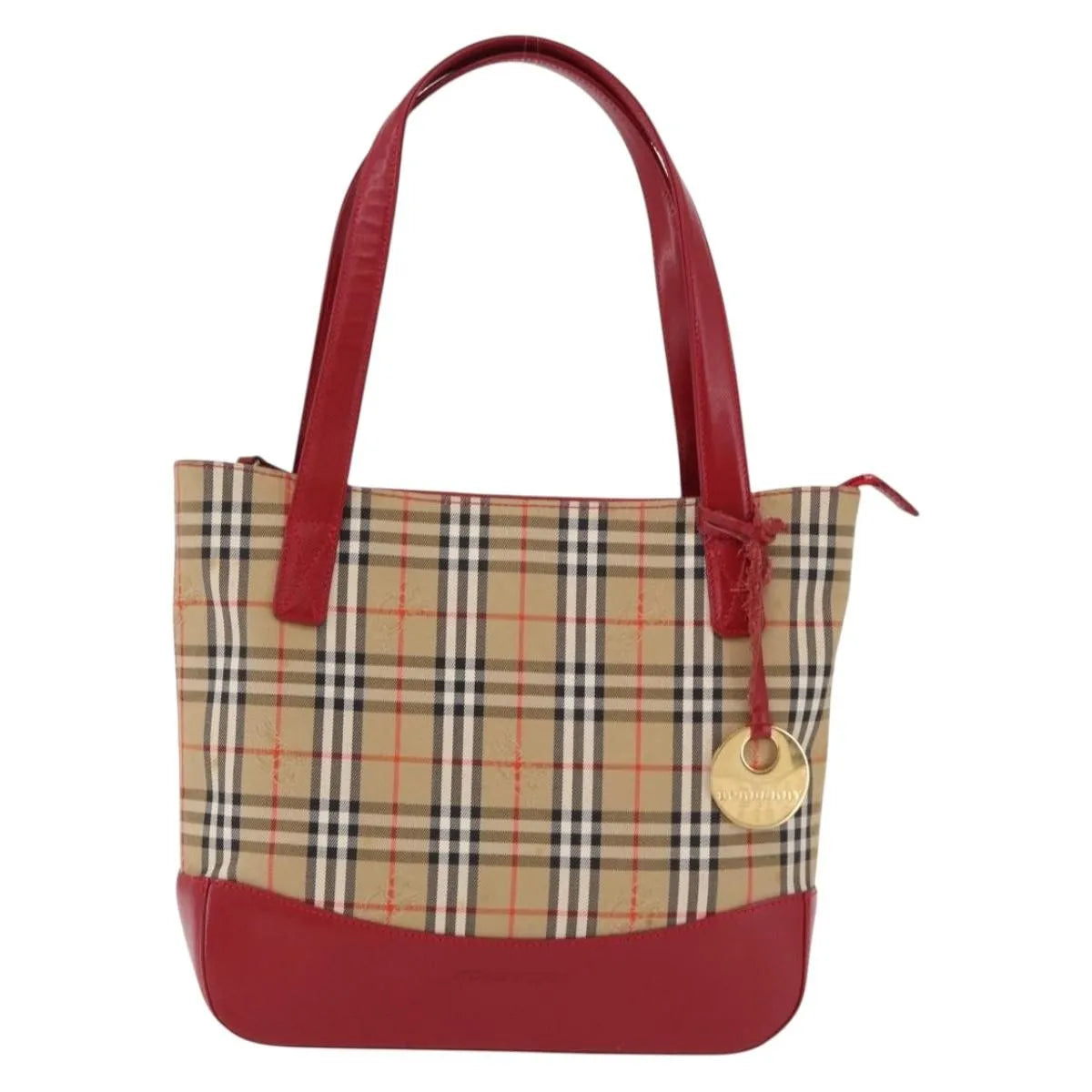 Burberry Nova Check Nova Check Canvas and leather, Beige, Canvas, Handbag