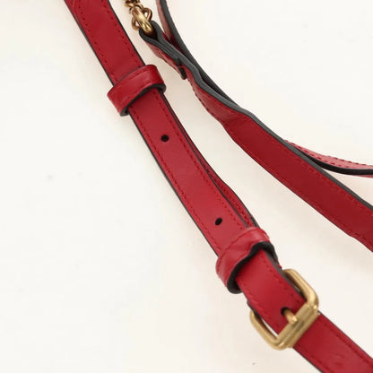 Gucci GG Marmont Vanity Matelasse Leather, Red, Leather, Backpack