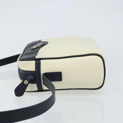 Burberry Vintage Leather, White, Leather, Shoulder Bag