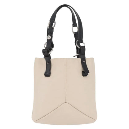 Saint Laurent Vintage handbag Leather, Beige, Leather, Handbag