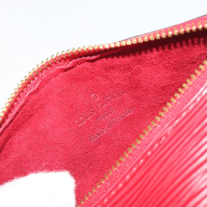 Louis Vuitton Soufflot Pochette Epi Leather, Red, Leather, Clutch